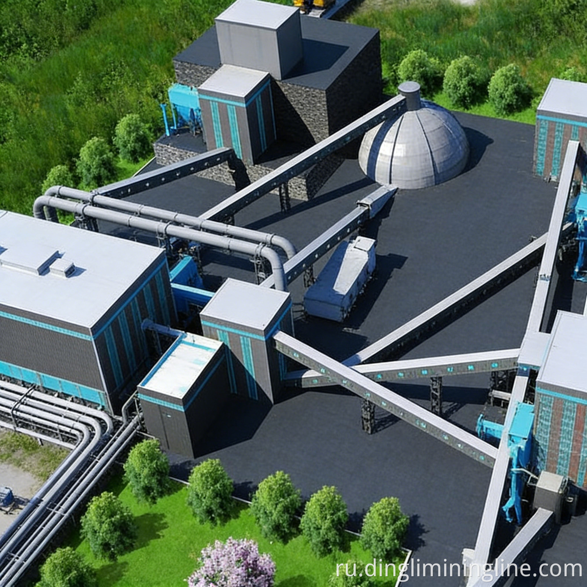 Stone Aggregate Calibrating Production Line